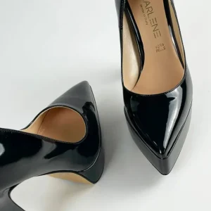 Outlet SHARLENE CALZATURE Décolleté vernice nera – COD. 37757 Nero